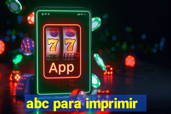 abc para imprimir